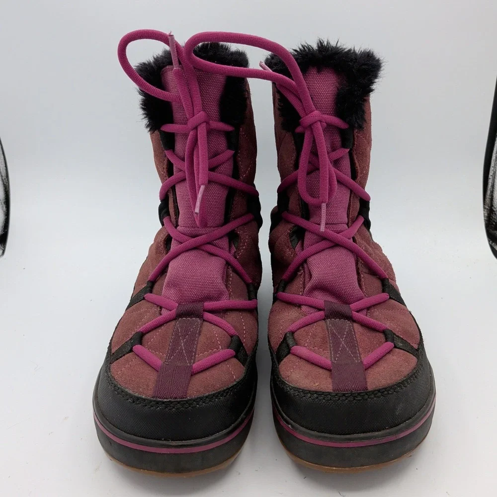 Sorel Glacy Explore Shortie Waterproof Winter Boots Women 11 Pink NL2079-529